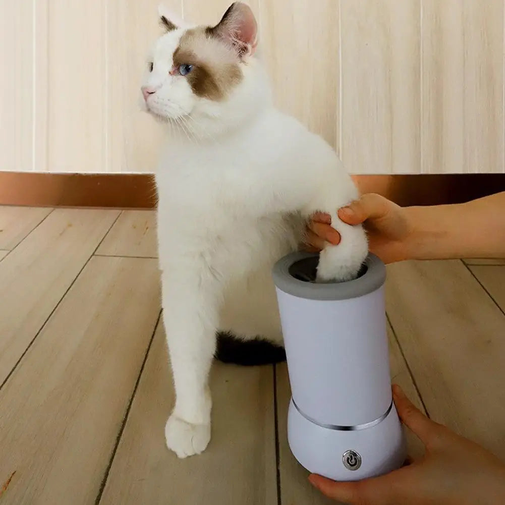 🐾 PawSpa Elettrico – Lavazampette Portatile per Cani & Gatti con Massaggio Delicato! 🚿✨