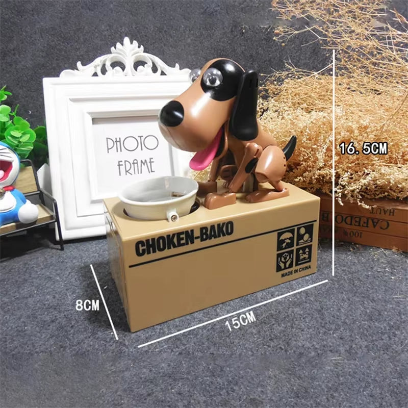 Salvadanaio Elettronico Cagnolino 🐶 – Piggy Bank Interattivo, Rilevamento Monete, Sicuro e Divertente