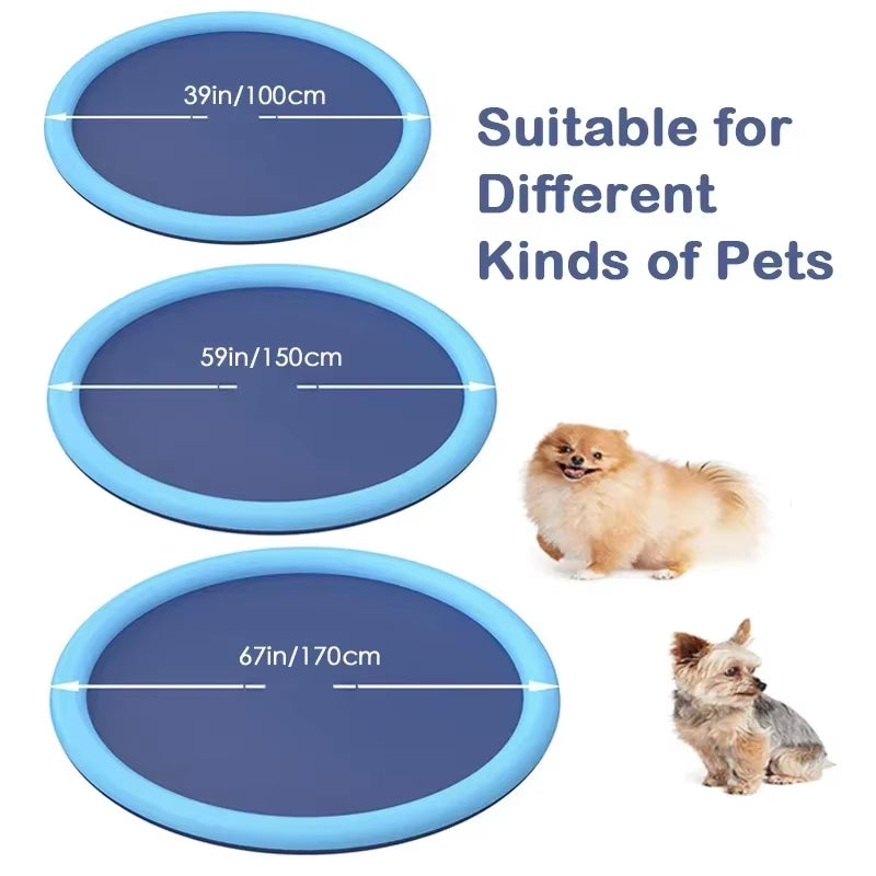 Splash Pad 170cm – Il Parco Giochi Estivo per il Tuo Cane!