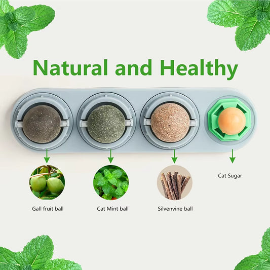 🌿 Silvervine & Catnip Dental Balls – Gioco e Salute per Gatti Felici! 😻