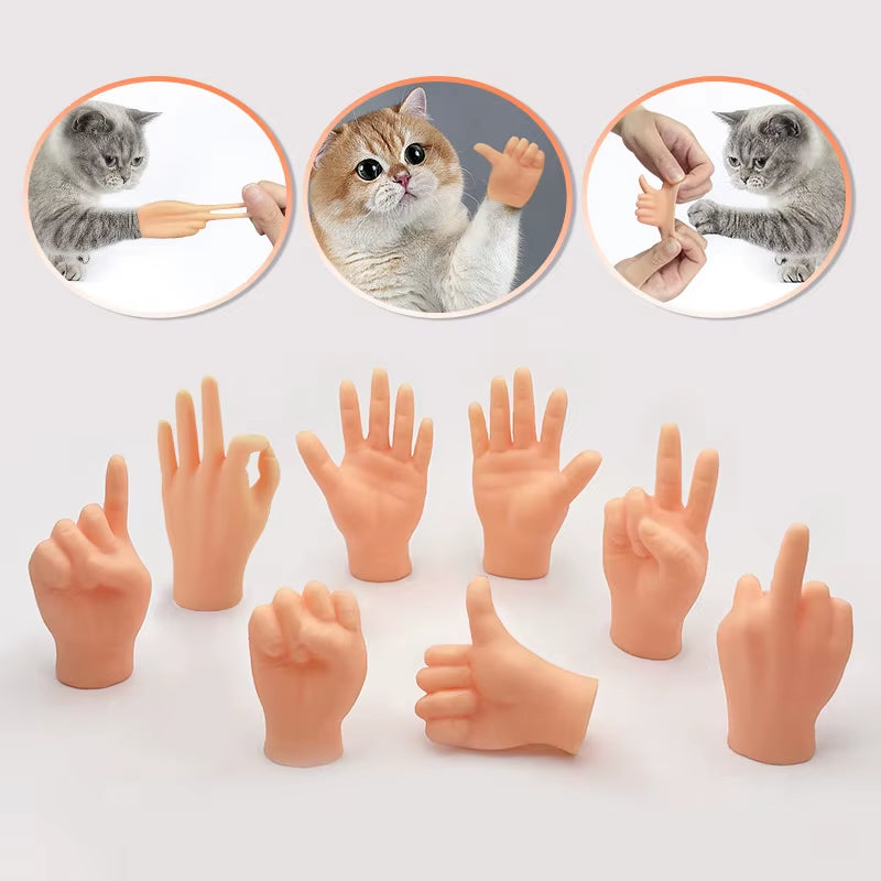Mini Mani Finte per Gatti – Set Gioco Interattivo e Divertente per Coccole e Dispetti!