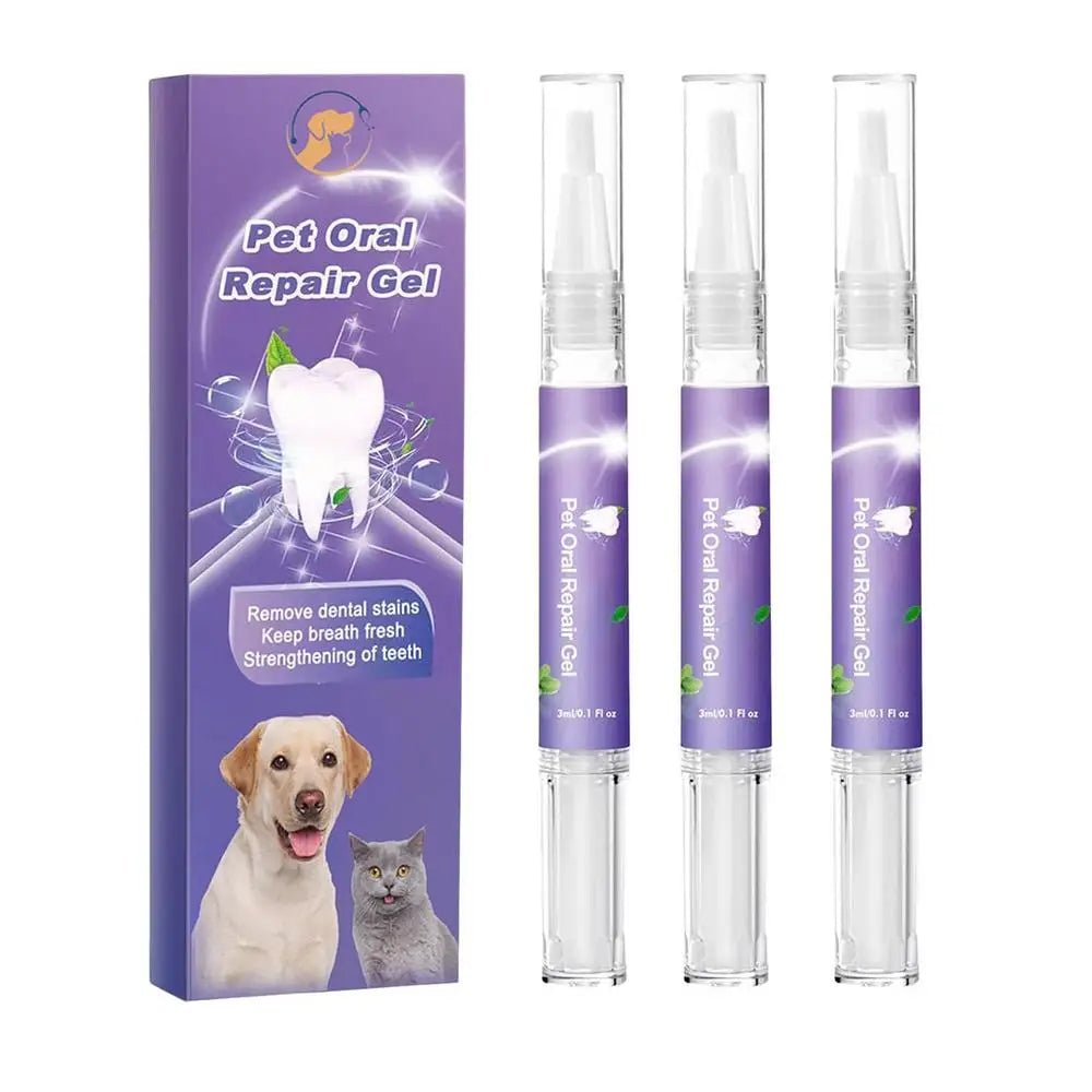 "Bocca Felice 🐶 – Gel Riparatore e Pulente per Denti di Cani e Gatti"