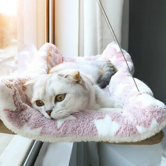 Revolutionary Hanging Cat Bed: Cozy Hammock for Your Feline Friend - Supports Up to 20kg!