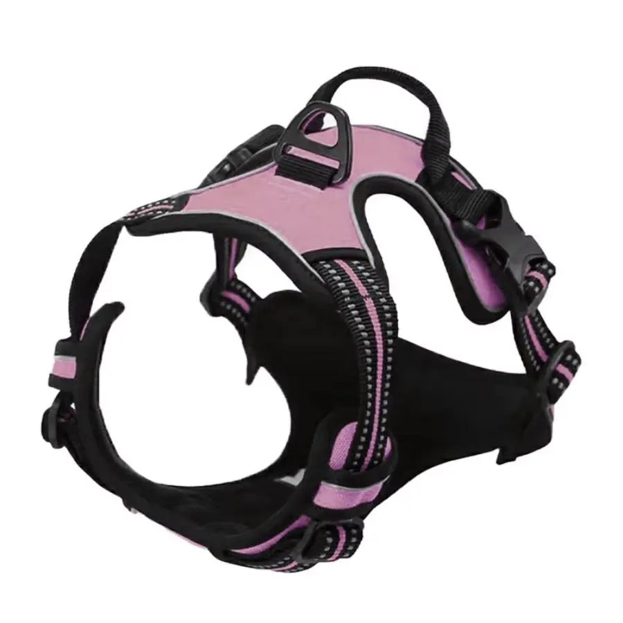 Heavy Duty No Pull Dog Harness with Front Clip and Reflective Features for Large Dog Walking