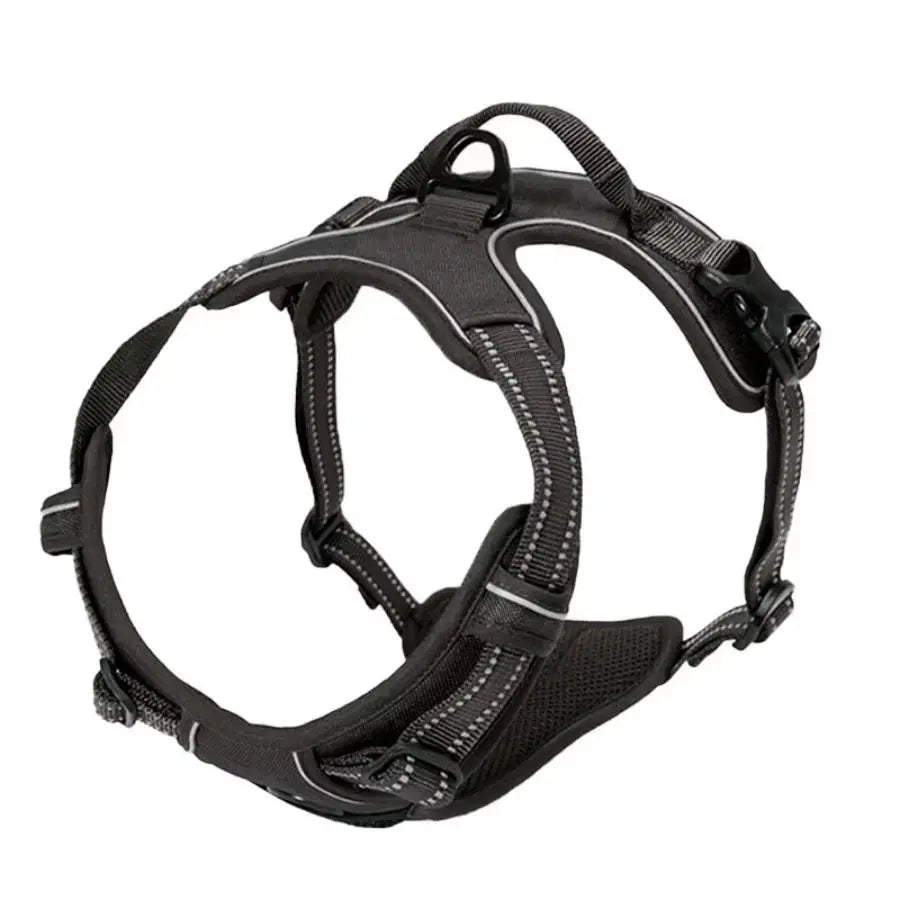 Heavy Duty No Pull Dog Harness with Front Clip and Reflective Features for Large Dog Walking