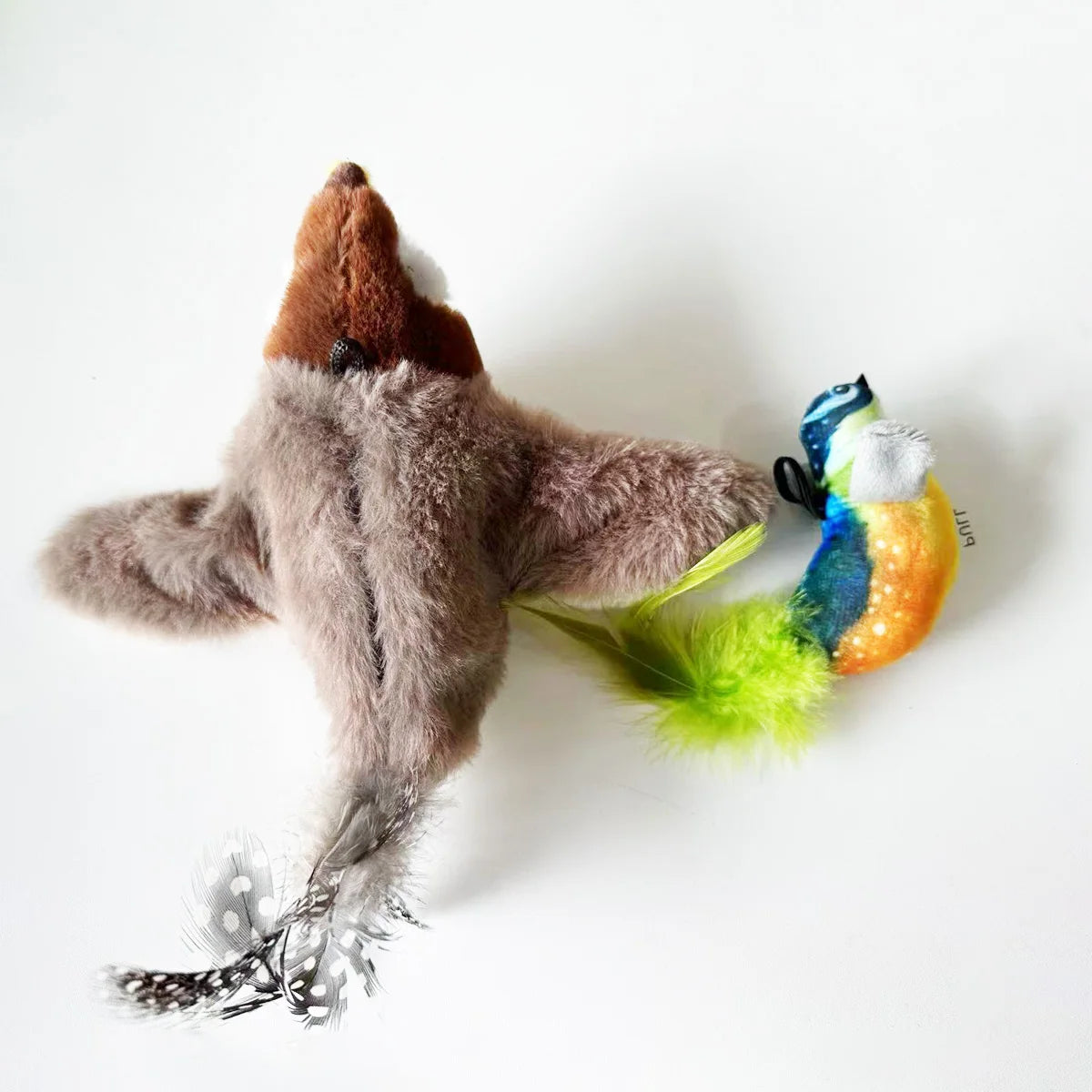 🦜 Uccellino Magico a Vibrazione – Giocattolo Interattivo con Suoni e Catnip per Gatti Felici! 😻