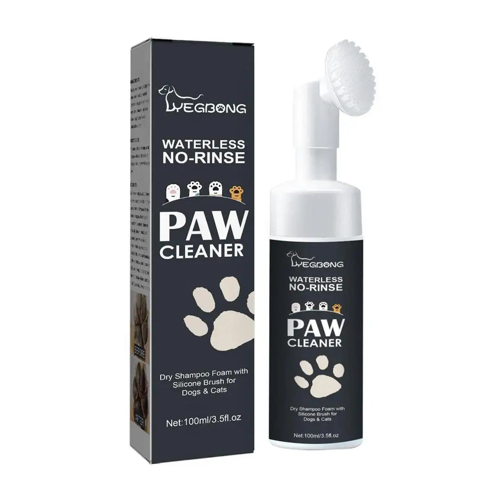 "Zampine Pulite in un Soffio 🐾 – Schiuma Magica Senza Risciacquo con Spazzola in Silicone!"