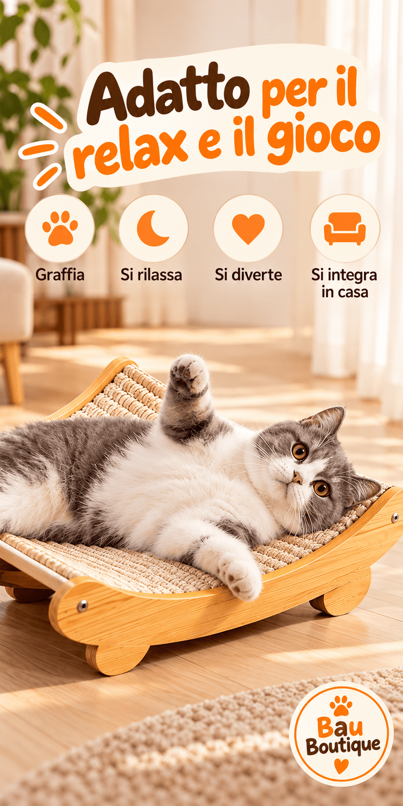 Cocoon Scratch – Tiragraffi Lounge in Legno e Sisal - bau boutique