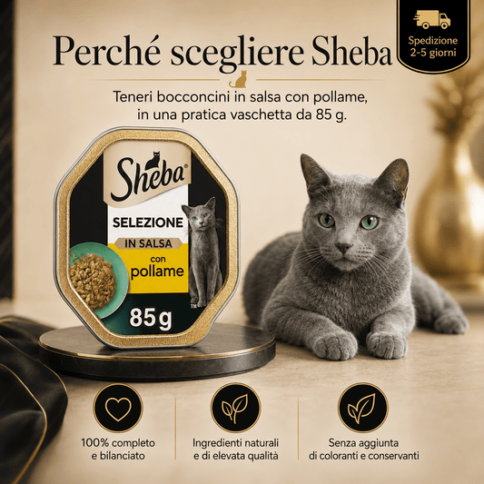 Selezione in Salsa Con Gustoso Pollame 85 G - Cibo per Gatto - 22 Confezioni - bau boutique