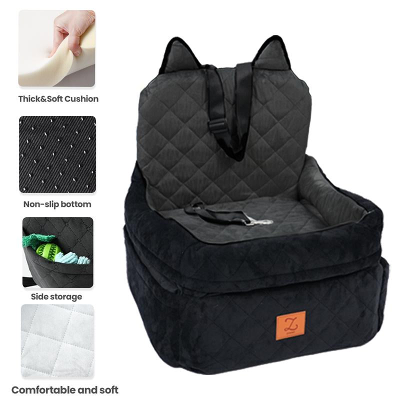 "Seggiolino Auto per Cani con Memory Foam 🐾 Comfort & Sicurezza in Viaggio"