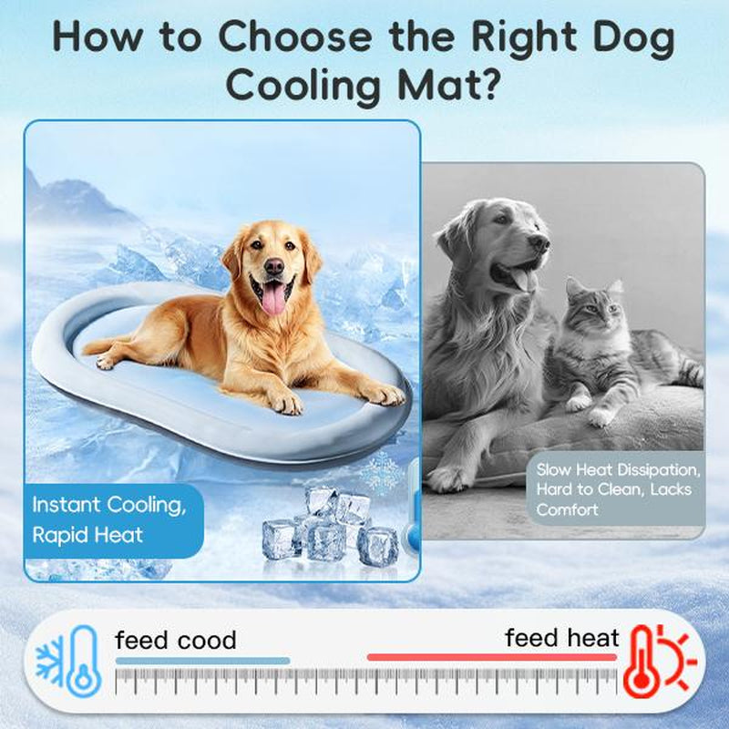 🐶❄️ Tappetino Rinfrescante Luxury per Cani – Comfort Estivo di Alta Classe