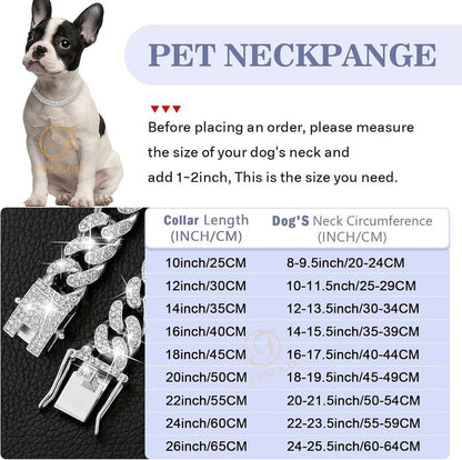 “Diamond Cuban Deluxe” – Collare di Lusso per Pet Unici come Te ✨🐶🐱