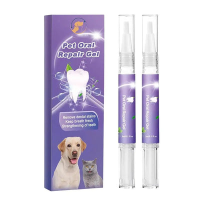 "Bocca Felice 🐶 – Gel Riparatore e Pulente per Denti di Cani e Gatti"