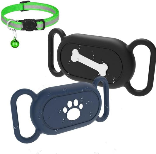 TagGuard Duo™ – Custodia in Silicone per Samsung Galaxy SmartTag2 (2 Pezzi), Antigraffio & Anti-Smarrimento per Collari