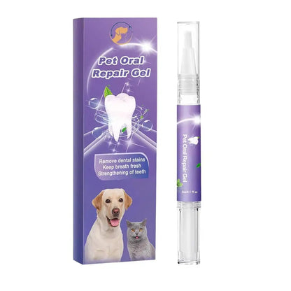 "Bocca Felice 🐶 – Gel Riparatore e Pulente per Denti di Cani e Gatti"
