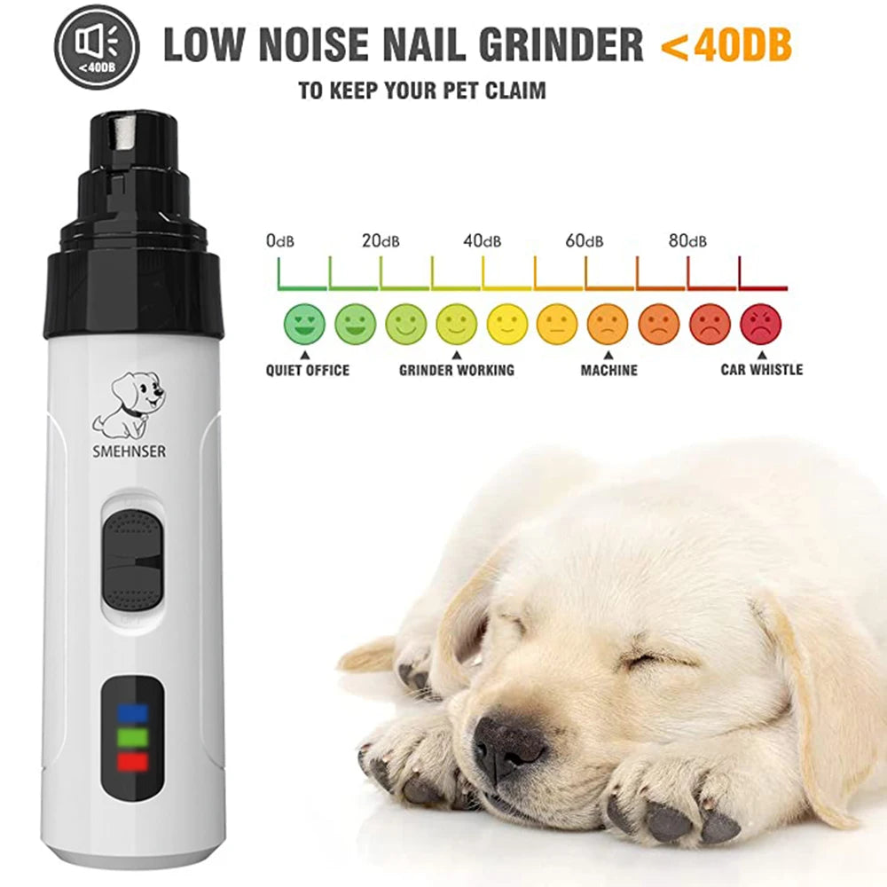 ✨ Tagliaunghie Elettrico USB – Rifinitura Professionale e Sicura per Cani e Gatti 🐾