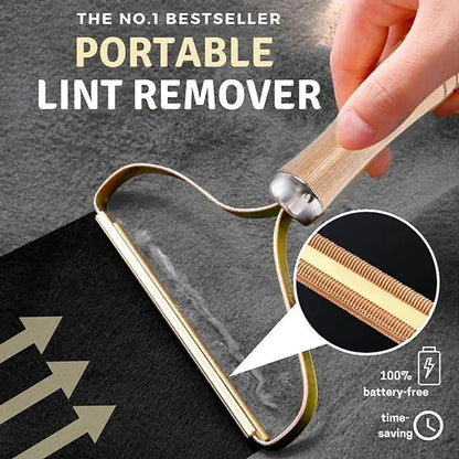 Ultimate Portable Pet Hair Remover Brush - Effortlessly Clean Lint, Fur & More from Clothes, Furniture & Carpets!