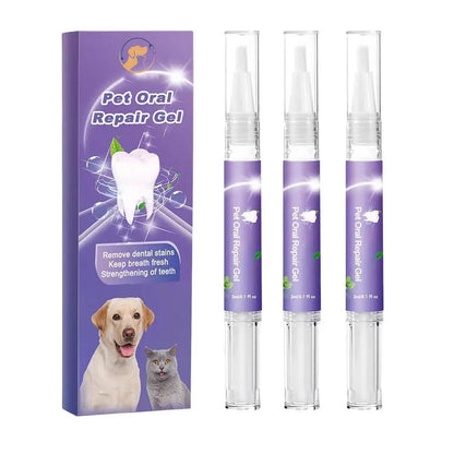 "Bocca Felice 🐶 – Gel Riparatore e Pulente per Denti di Cani e Gatti"