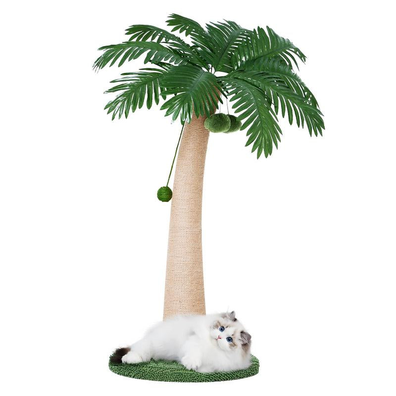 Albero Tiragraffi Wecharmer con Casetta e Foglie Verdi