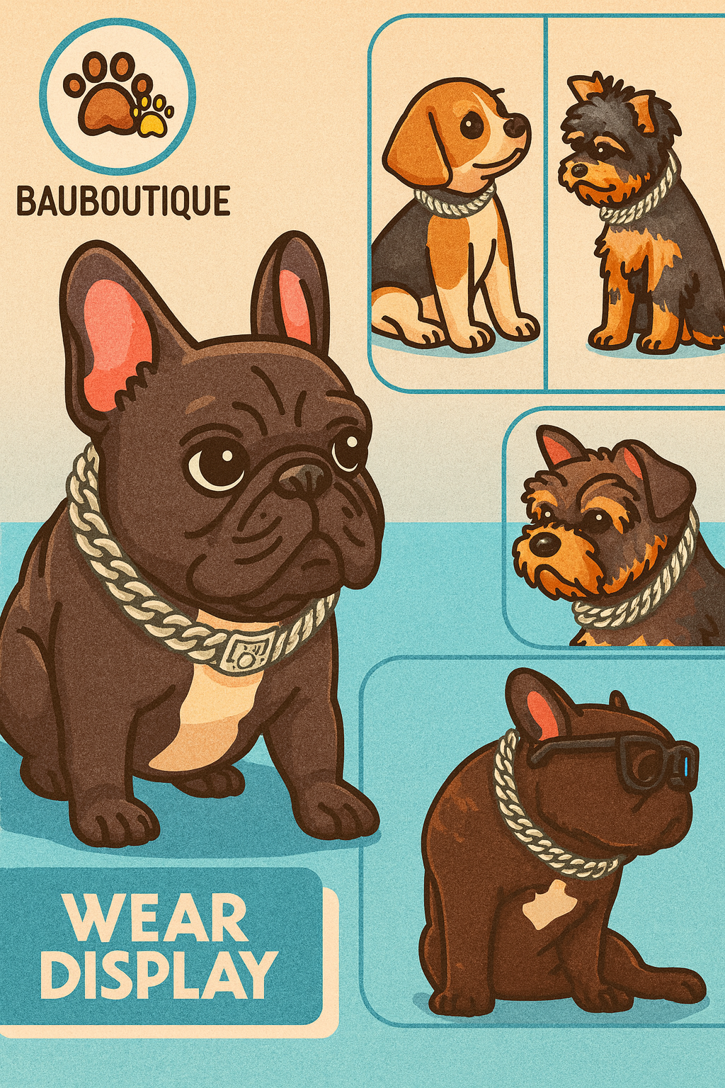 “Diamond Cuban Deluxe” – Collare di Lusso per Pet Unici come Te ✨🐶🐱 - Bau boutique