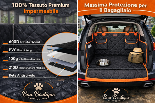 Telo Protettivo Auto per Cani con Copertura Completa – Impermeabile, Antiscivolo e Resistente ai Graffi