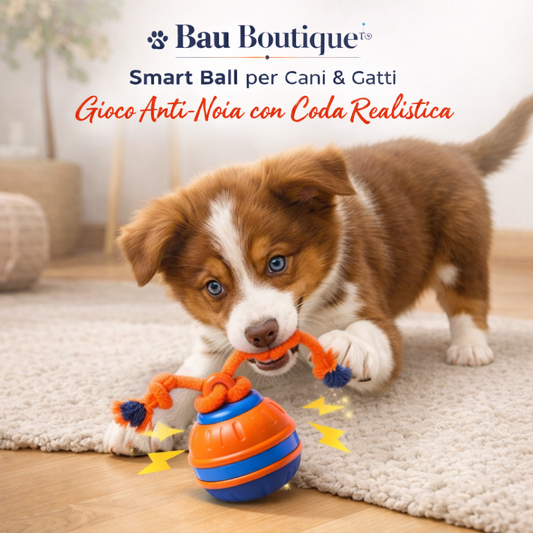 Bau Boutique™ – Pallina Interattiva Smart con Coda | Stimola Istinto e Movimento
