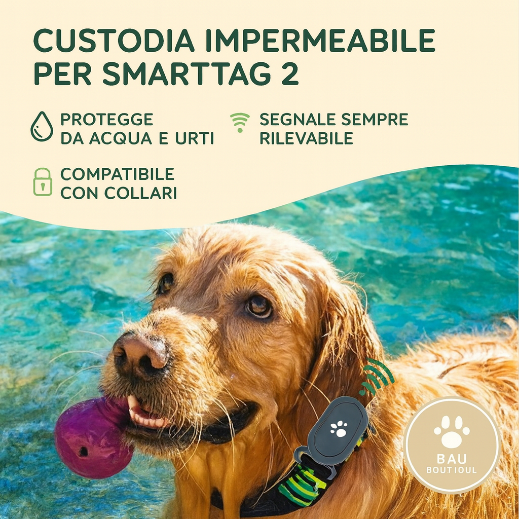 TagGuard Duo™ – Custodia in Silicone per Samsung Galaxy SmartTag2 (2 Pezzi), Antigraffio & Anti-Smarrimento per Collari - Bau boutique