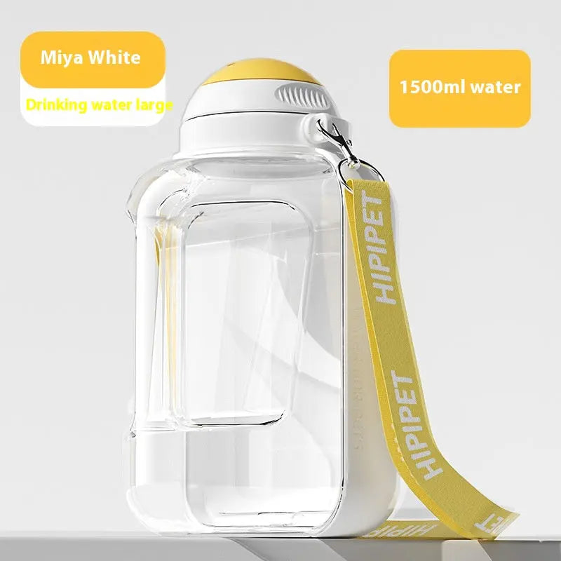 Revolutionary 2-in-1 Dog Water Dispenser and Food Bowl - Large Capacity Portable Hydration Solution for Pets
