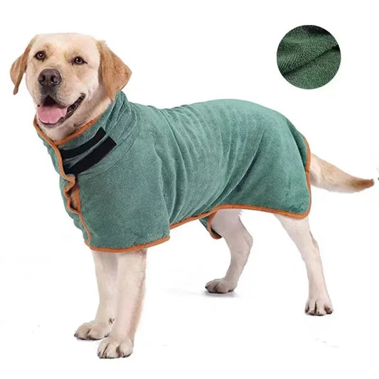 "Accappatoio Asciugante per Cani e Gatti – Asciugatura Rapida, Ultra Assorbente, Comfort Totale per Tutte le Taglie
