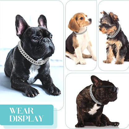 “Diamond Cuban Deluxe” – Collare di Lusso per Pet Unici come Te ✨🐶🐱
