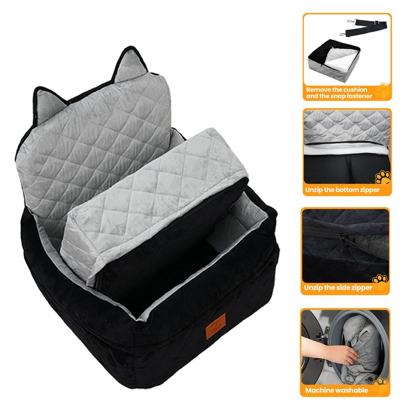 "Seggiolino Auto per Cani con Memory Foam 🐾 Comfort & Sicurezza in Viaggio"