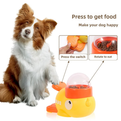 "Quack & Play 🦆 – Dispenser Interattivo per Snack e Allenamento di Cani & Gatti"