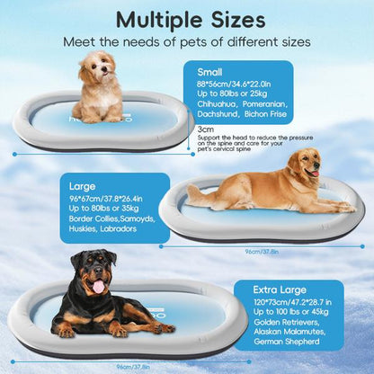 🐶❄️ Tappetino Rinfrescante Luxury per Cani – Comfort Estivo di Alta Classe