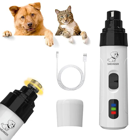 ✨ Tagliaunghie Elettrico USB – Rifinitura Professionale e Sicura per Cani e Gatti 🐾
