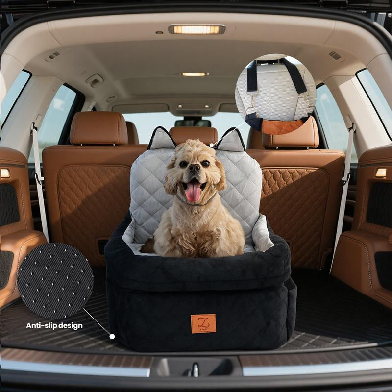 "Seggiolino Auto per Cani con Memory Foam 🐾 Comfort & Sicurezza in Viaggio"