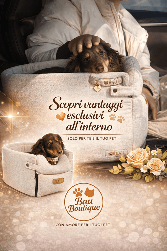 🐾 Cocoon Travel™ – Cuccia Auto Sicura e Portatile per Cani e Gatti di Piccola Taglia - bau boutique