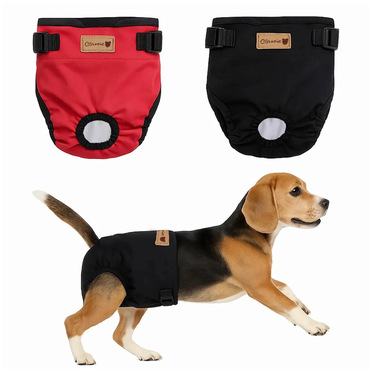 Protezione Totale per Cani – Pannolino Regolabile, Lavabile e Antifuga