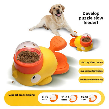 "Quack & Play 🦆 – Dispenser Interattivo per Snack e Allenamento di Cani & Gatti"