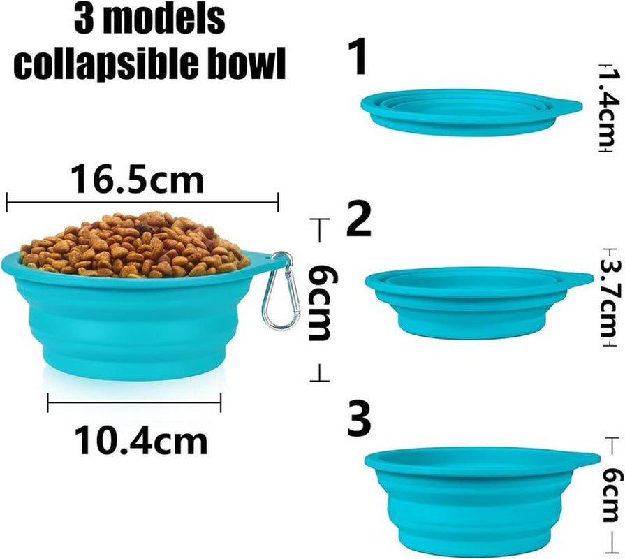 Foldabowl – Set da 2 Ciotole Pieghevoli, Perfette per il Viaggio - bau boutique