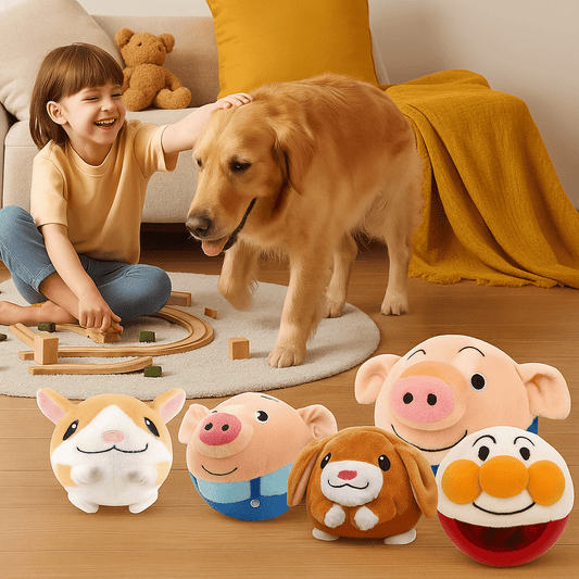 Pallina Peluche Interattiva Parlante per Cani 🐾 - bau boutique