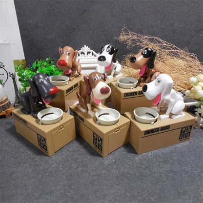 Salvadanaio Elettronico Cagnolino 🐶 – Piggy Bank Interattivo, Rilevamento Monete, Sicuro e Divertente - bau boutique