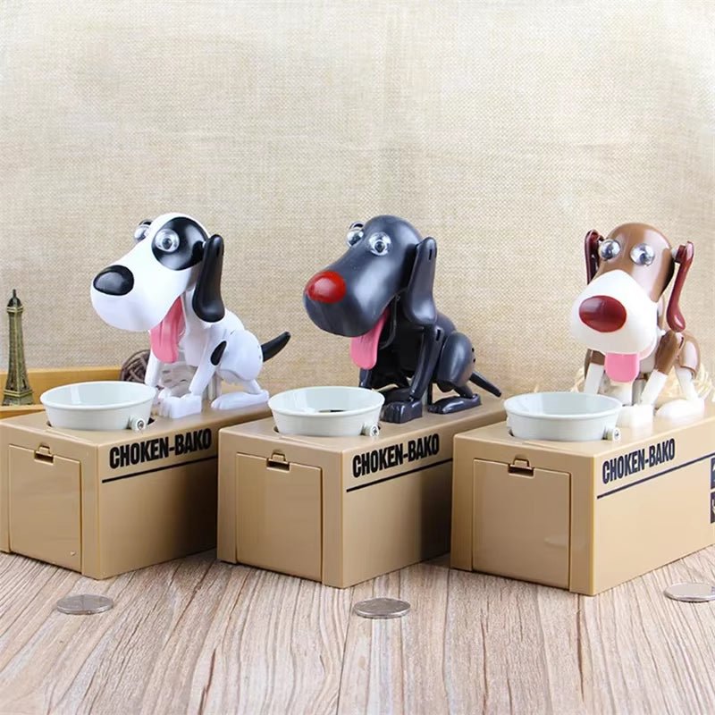 Salvadanaio Elettronico Cagnolino 🐶 – Piggy Bank Interattivo, Rilevamento Monete, Sicuro e Divertente - bau boutique