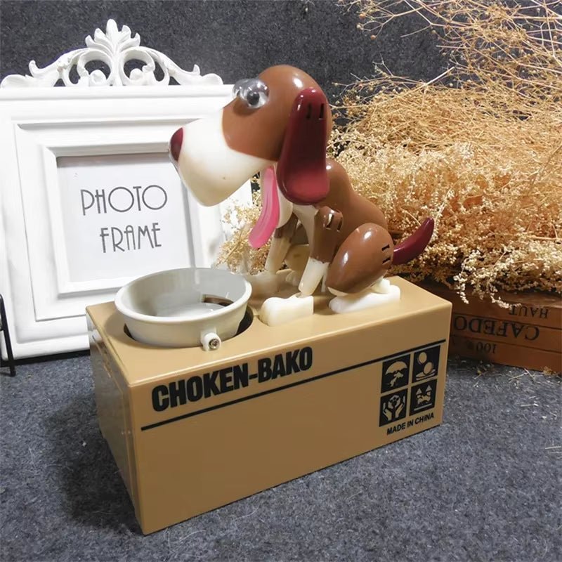 Salvadanaio Elettronico Cagnolino 🐶 – Piggy Bank Interattivo, Rilevamento Monete, Sicuro e Divertente - bau boutique