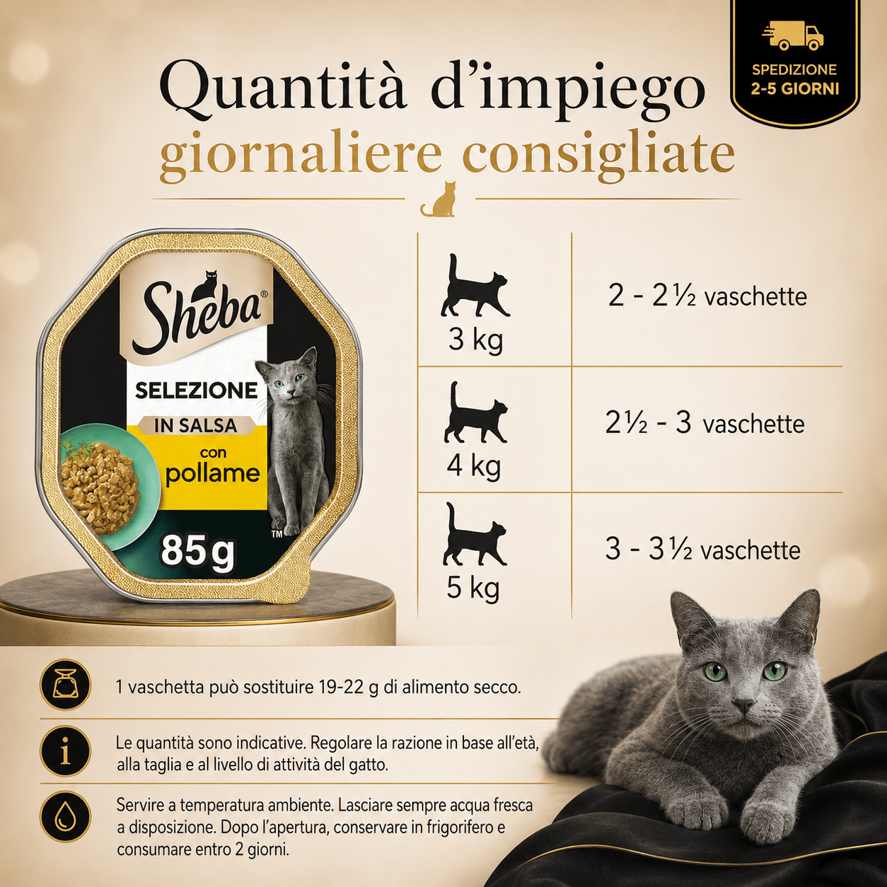 Selezione in Salsa Con Gustoso Pollame 85 G - Cibo per Gatto - 22 Confezioni - bau boutique