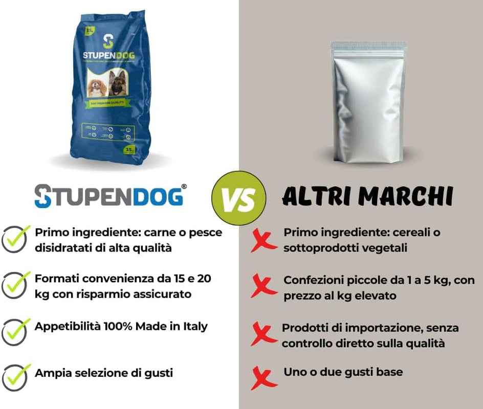STUPENDOG Mantenimento al Pesce 15 kg – Crocchette per Cani Adulti di Tutte le Taglie - bau boutique