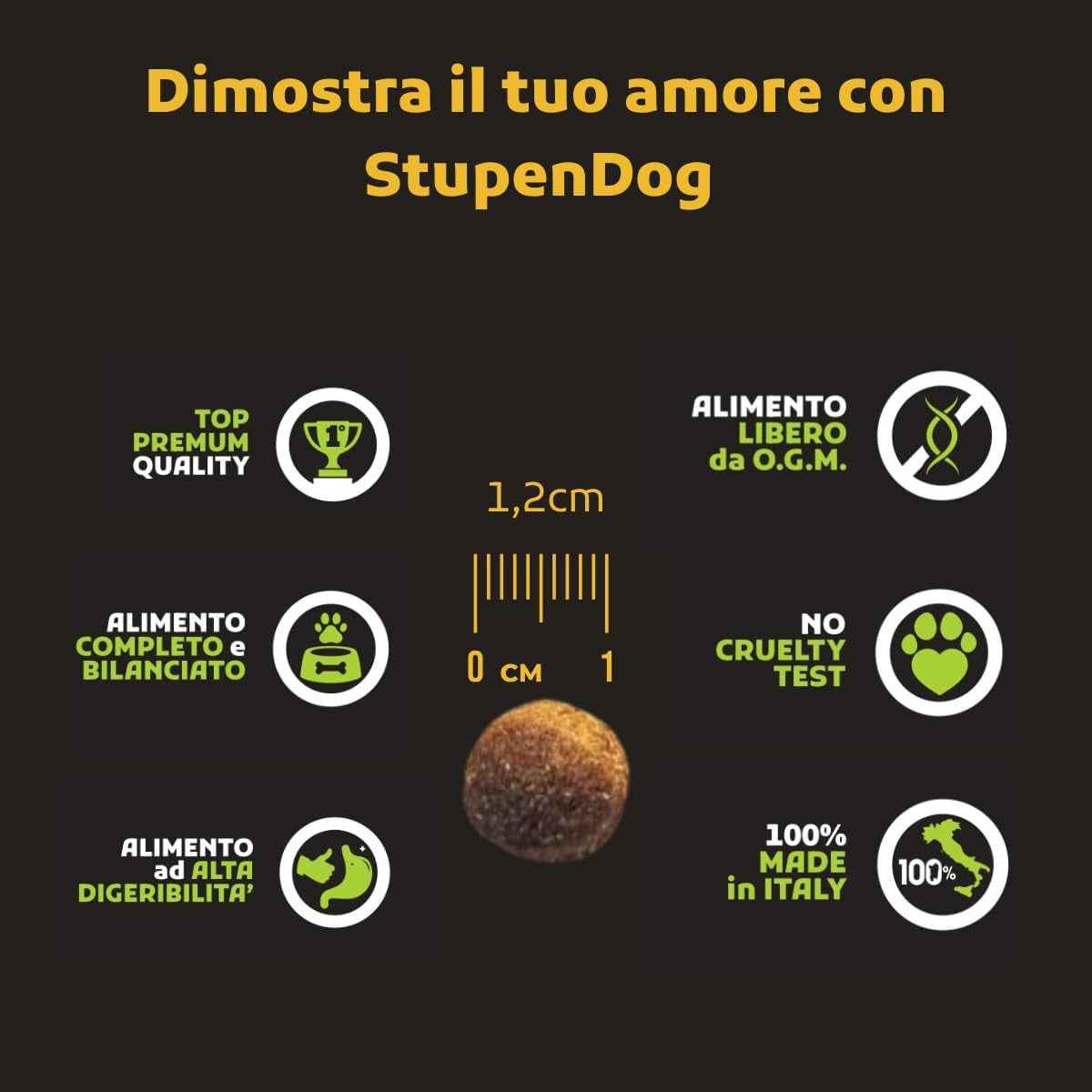 STUPENDOG Mantenimento al Pesce 15 kg – Crocchette per Cani Adulti di Tutte le Taglie - bau boutique