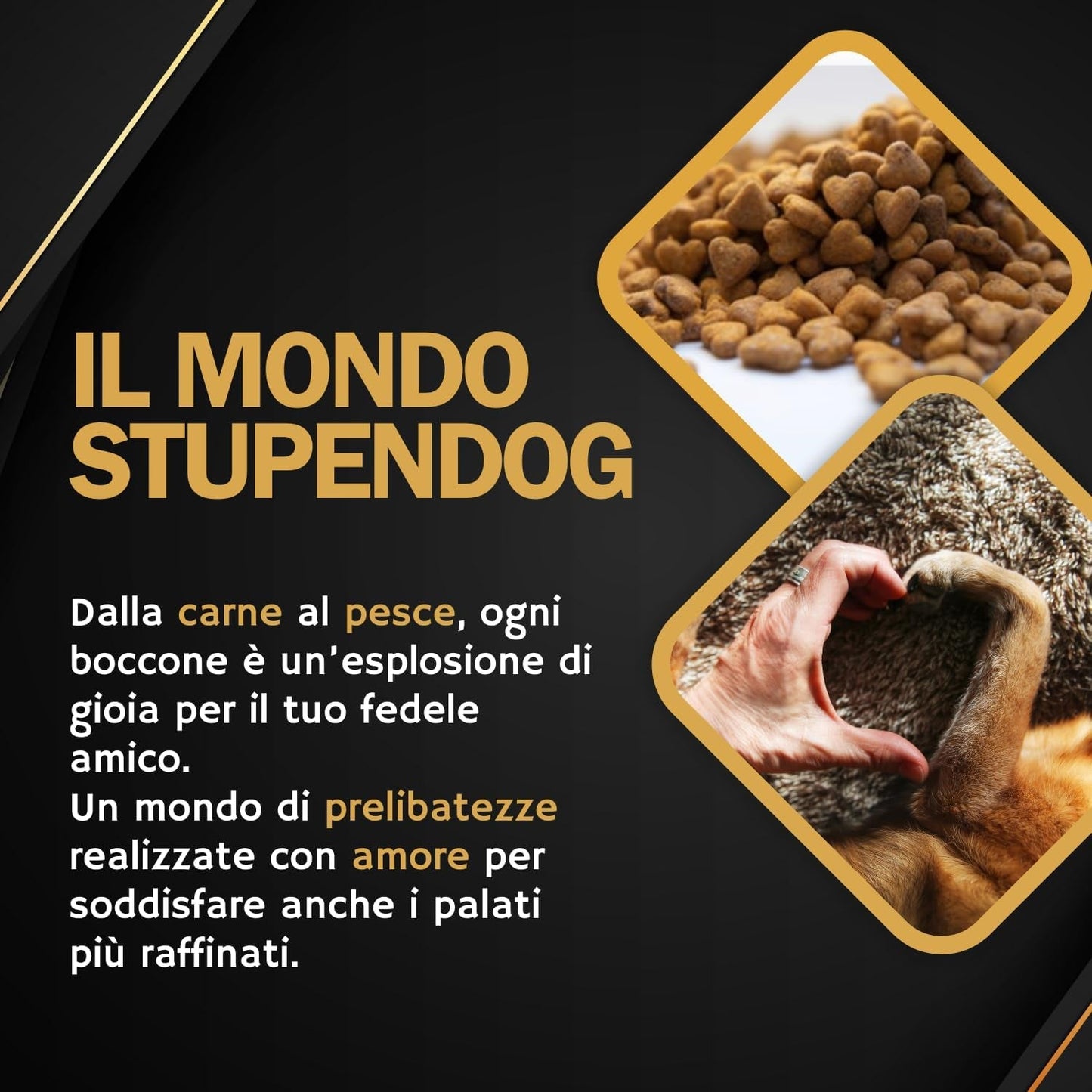 STUPENDOG Mantenimento al Pesce 15 kg – Crocchette per Cani Adulti di Tutte le Taglie - bau boutique
