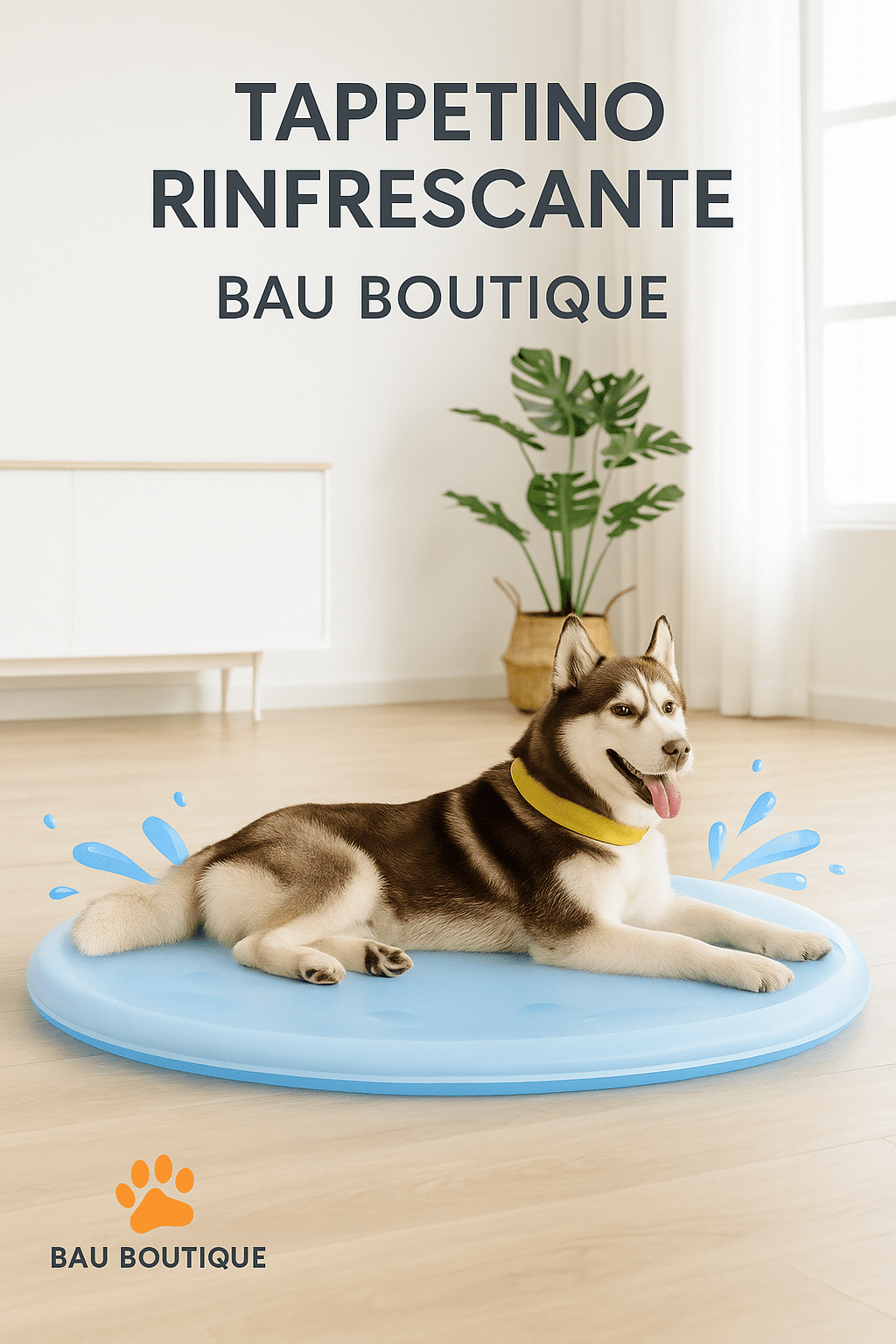 🐶❄️ Tappetino Rinfrescante Luxury per Cani – Comfort Estivo di Alta Classe - bau boutique